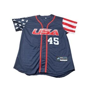 Donald Trump Baseball Jersey America USA #45 Men's Small